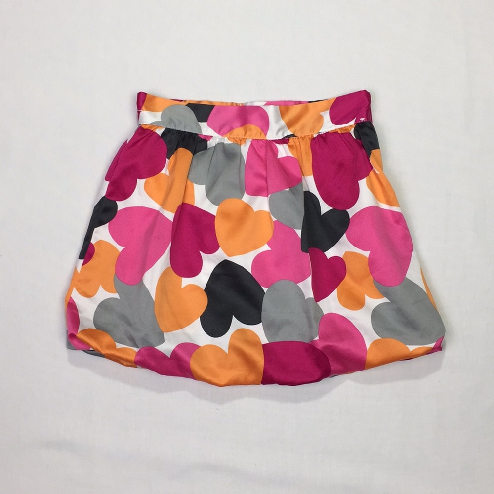 Gymboree Girls Heart Print Silky Balloon Skirt